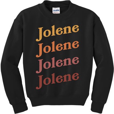 Classic Vintage Style Colors Jolene Kids Sweatshirt