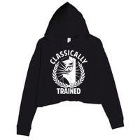 Classically Trained Crop Fleece Hoodie