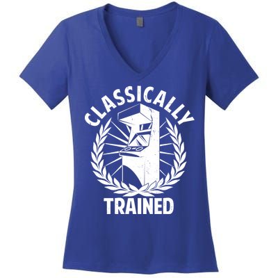Classically Trained Women's V-Neck T-Shirt