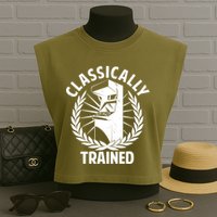 Classically Trained Garment-Dyed Women's Muscle Tee