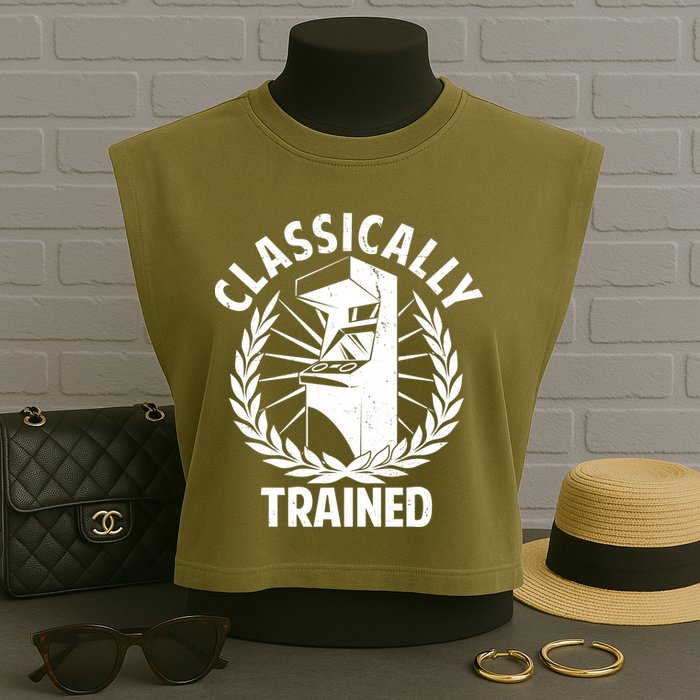 Classically Trained Garment-Dyed Women's Muscle Tee