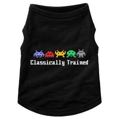 Classically Trained 80's Video Game Aliens Doggie Tank