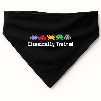 Classically Trained 80's Video Game Aliens USA-Made Doggie Bandana