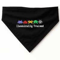 Classically Trained 80's Video Game Aliens USA-Made Doggie Bandana