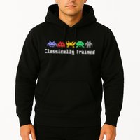 Classically Trained 80's Video Game Aliens Hoodie