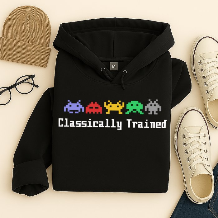 Classically Trained 80's Video Game Aliens Hoodie