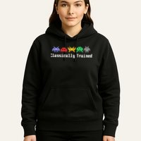 Classically Trained 80's Video Game Aliens Hoodie