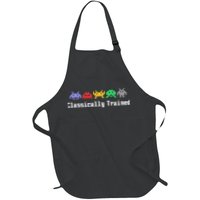 Classically Trained 80's Video Game Aliens Full-Length Apron With Pockets