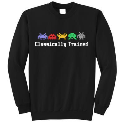 Classically Trained 80's Video Game Aliens Sweatshirt
