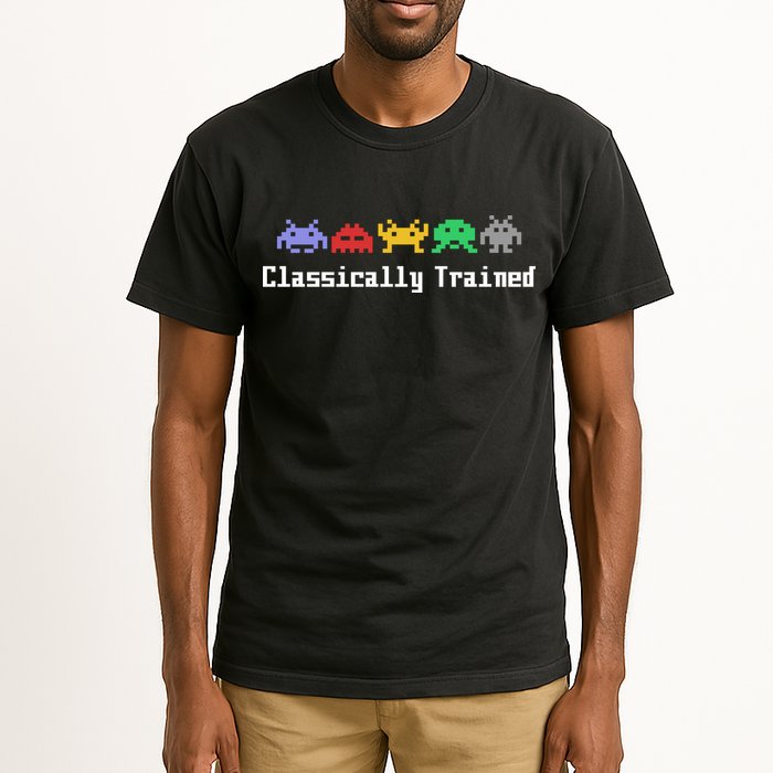 Classically Trained 80's Video Game Aliens Tall T-Shirt