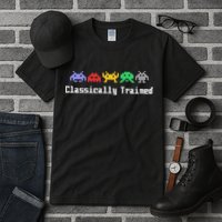 Classically Trained 80's Video Game Aliens Tall T-Shirt