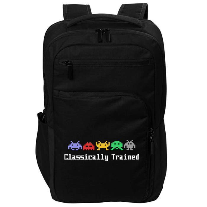 Classically Trained 80's Video Game Aliens Impact Tech Backpack