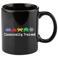 Classically Trained 80's Video Game Aliens 11oz C Handle Ceramic Mug