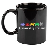 Classically Trained 80's Video Game Aliens 11oz C Handle Ceramic Mug
