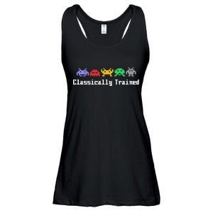 Classically Trained 80's Video Game Aliens Ladies Essential Flowy Tank