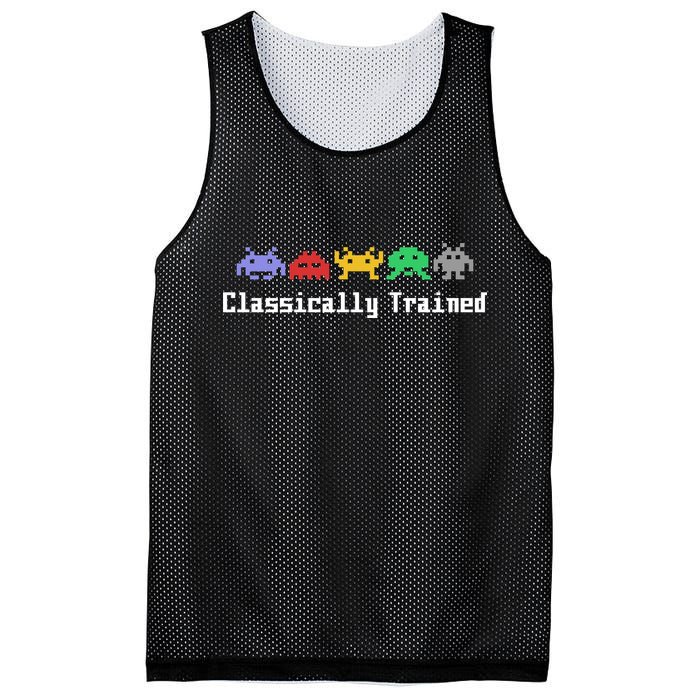 Classically Trained 80's Video Game Aliens Mesh Reversible Basketball Jersey Tank