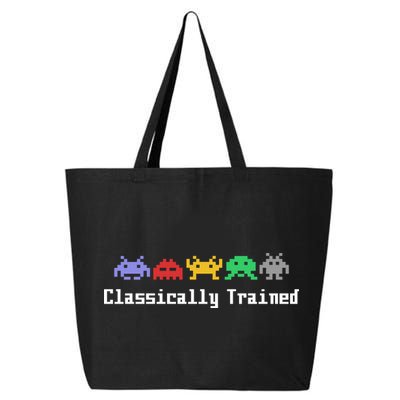 Classically Trained 80's Video Game Aliens 25L Jumbo Tote