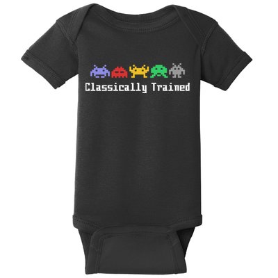 Classically Trained 80's Video Game Aliens Baby Bodysuit