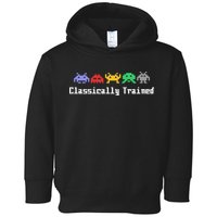 Classically Trained 80's Video Game Aliens Toddler Hoodie