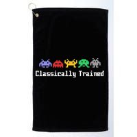 Classically Trained 80's Video Game Aliens Golf Towel