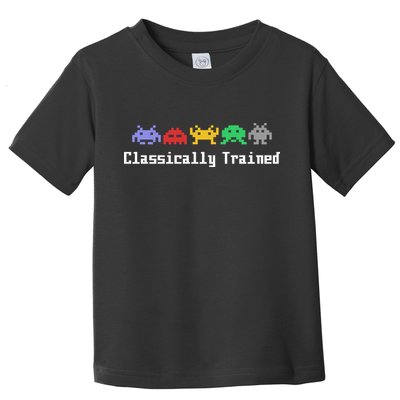 Classically Trained 80's Video Game Aliens Toddler T-Shirt