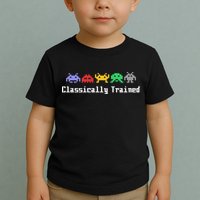 Classically Trained 80's Video Game Aliens Toddler T-Shirt