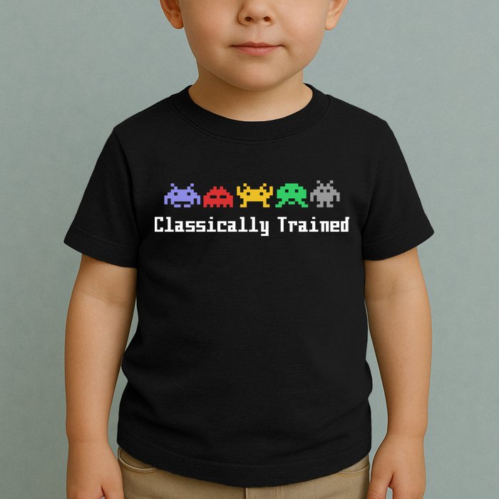 Classically Trained 80's Video Game Aliens Toddler T-Shirt