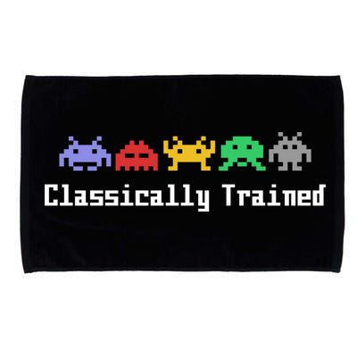 Classically Trained 80's Video Game Aliens Microfiber Hand Towel