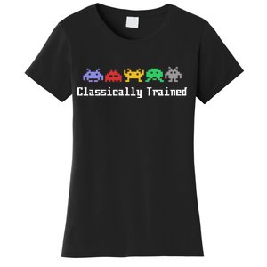 Classically Trained 80's Video Game Aliens Women's T-Shirt