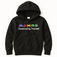 Classically Trained 80's Video Game Aliens Kids Hoodie