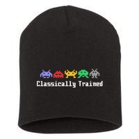 Classically Trained 80's Video Game Aliens Short Acrylic Beanie