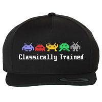 Classically Trained 80's Video Game Aliens Wool Snapback Cap