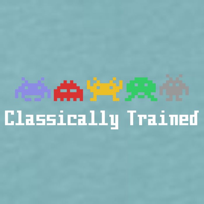 Classically Trained 80's Video Game Aliens Sueded Cloud Jersey T-Shirt