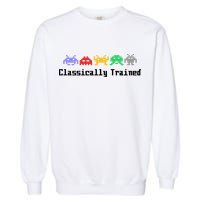 Classically Trained 80's Video Game Aliens Garment-Dyed Sweatshirt