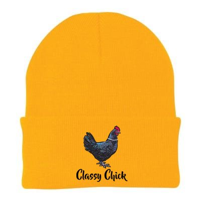 Classy Chick - Funny Cute Knit Cap Winter Beanie