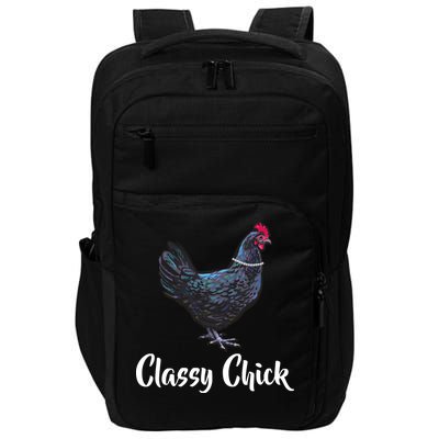 Classy Chick - Funny Cute Impact Tech Backpack