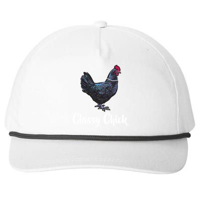 Classy Chick - Funny Cute Snapback Five-Panel Rope Hat