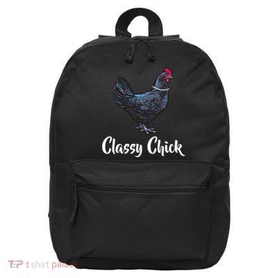 Classy Chick - Funny Cute 16 in Basic Backpack
