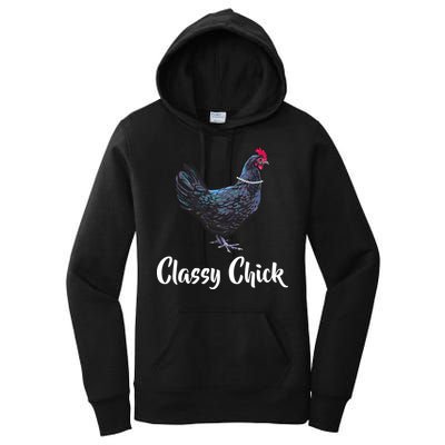 Classy Chick - Funny Cute Women's Pullover Hoodie