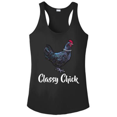 Classy Chick - Funny Cute Ladies PosiCharge Competitor Racerback Tank