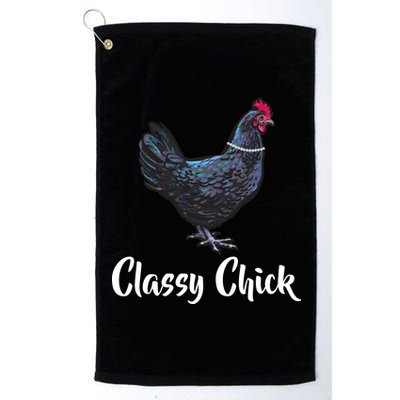 Classy Chick - Funny Cute Platinum Collection Golf Towel