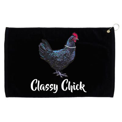 Classy Chick - Funny Cute Grommeted Golf Towel