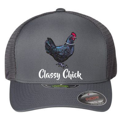 Classy Chick - Funny Cute Flexfit Unipanel Trucker Cap