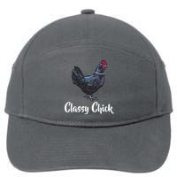 Classy Chick - Funny Cute 7-Panel Snapback Hat