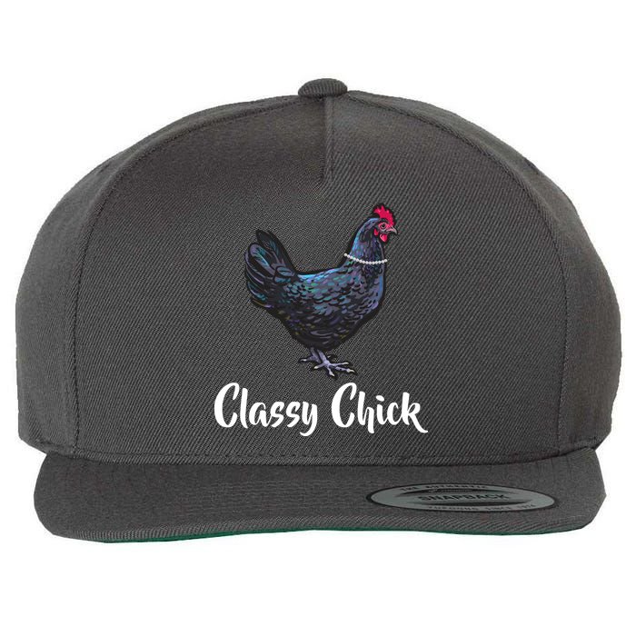 Classy Chick - Funny Cute Wool Snapback Cap