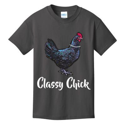 Classy Chick - Funny Cute Kids T-Shirt