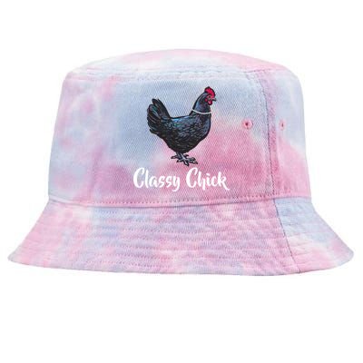 Classy Chick - Funny Cute Tie-Dyed Bucket Hat