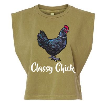 Classy Chick - Funny Cute Garment-Dyed Women's Muscle Tee