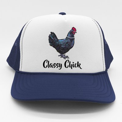 Classy Chick - Funny Cute Trucker Hat