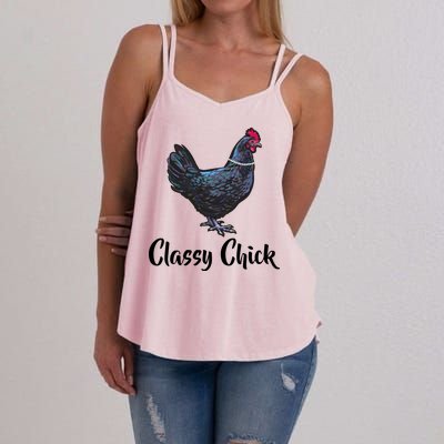 Classy Chick - Funny Cute Women's Strappy Tank